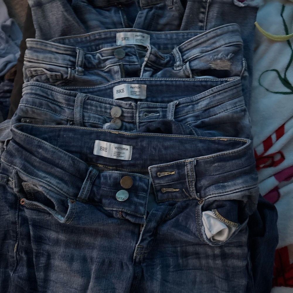 BKE Blue Denim Jeans Classic Style